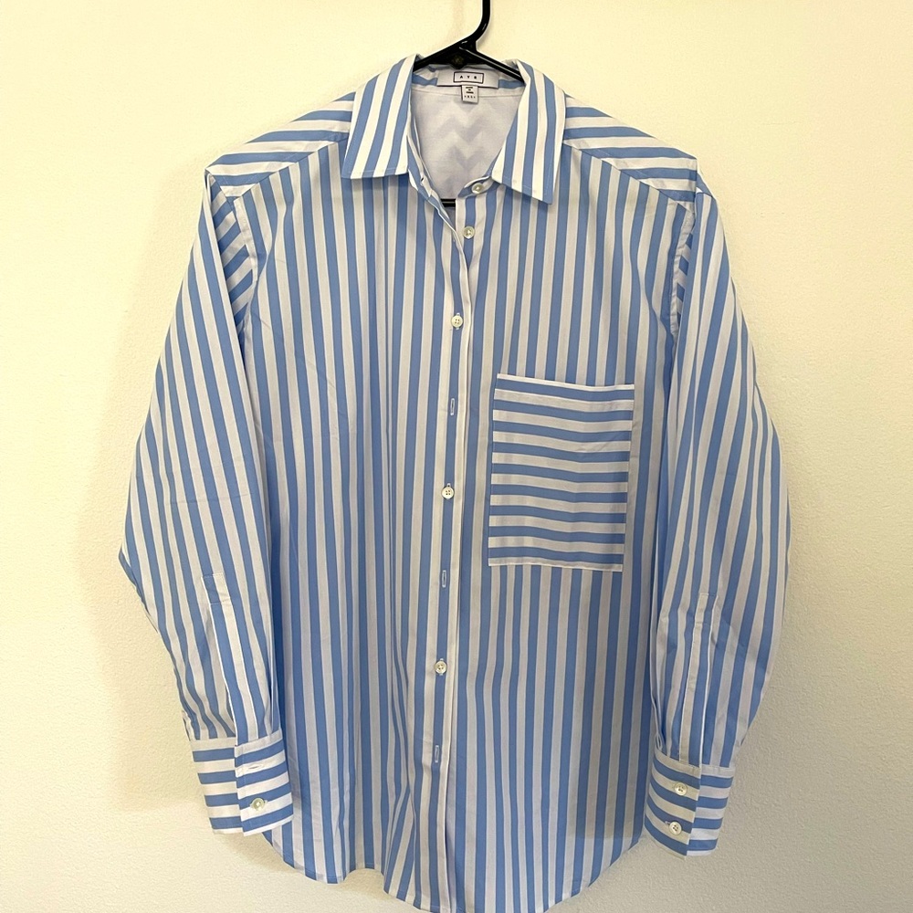 AYR The Deep End button down top